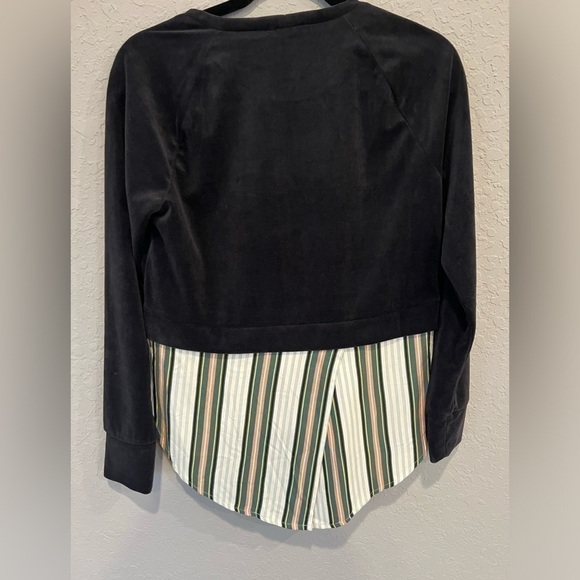 BCBG Generation velour layered sweater - Picture 3 of 3